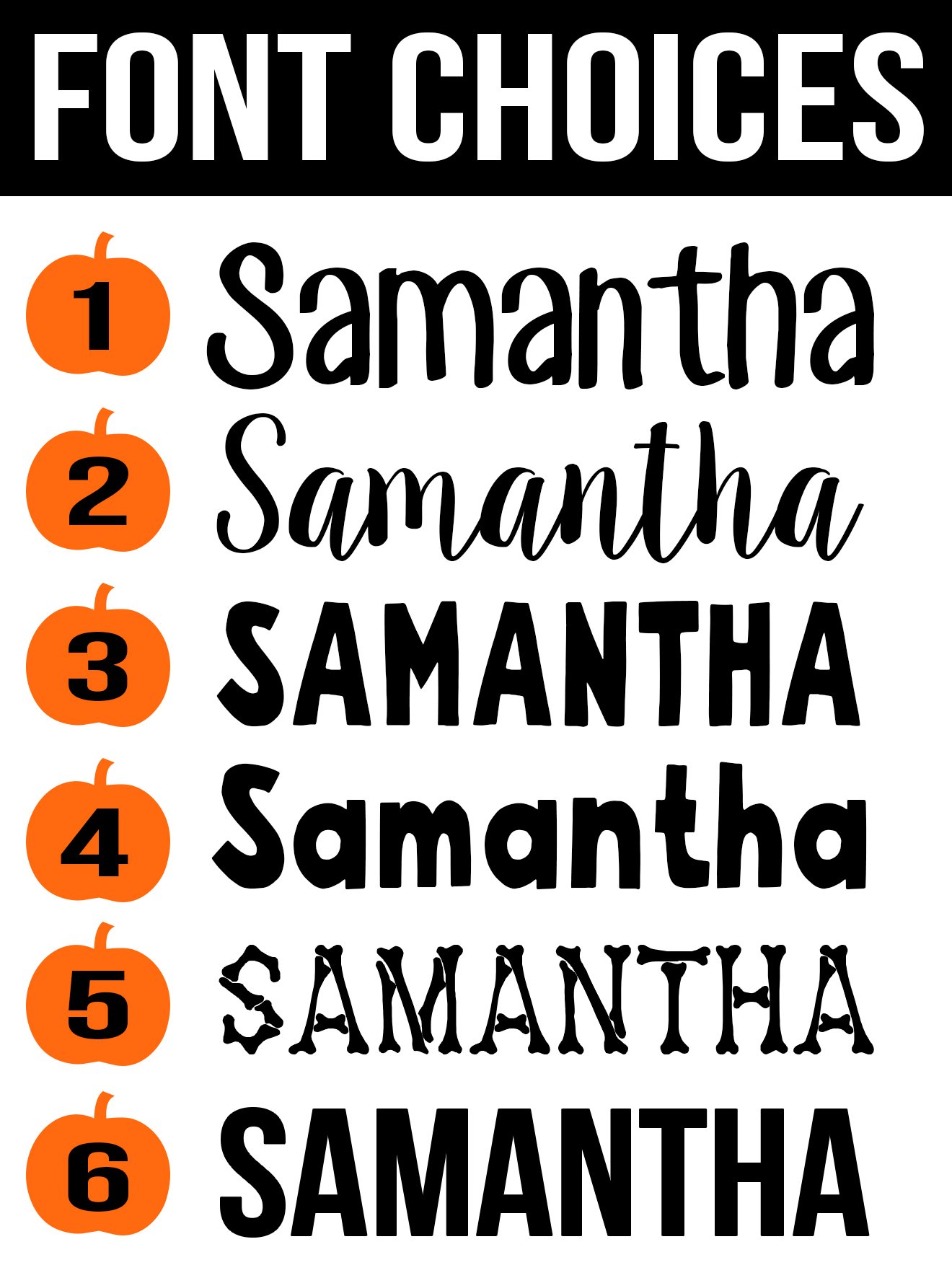 halloween fonts Jack & Jilly Designs