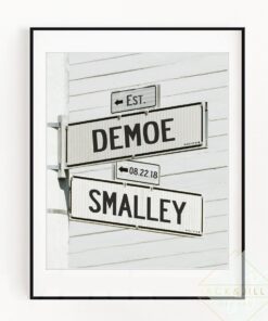 personalized road signs print