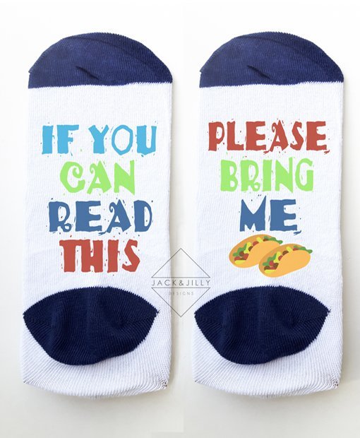 perfect socks for taco tuesday and taco lovers