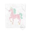 personalized unicorn name blanket canada