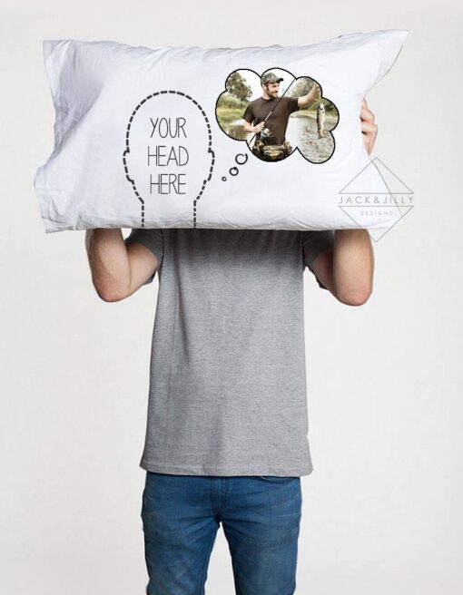 dad fishing pillow case canada f