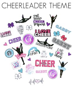 cheerleader stickers canada cheerleader gift cheer