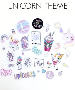 unicorn stickers canada personalized