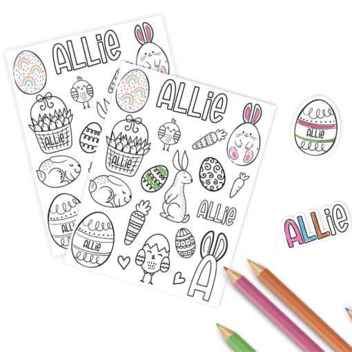 colour your own stickers canada