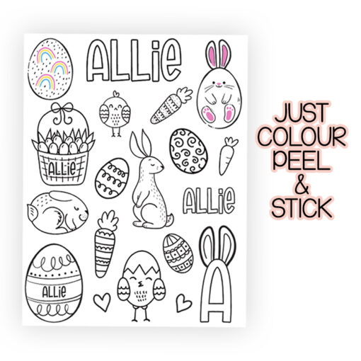 personalized easter stickers canada