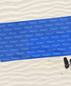 personalized beach towel