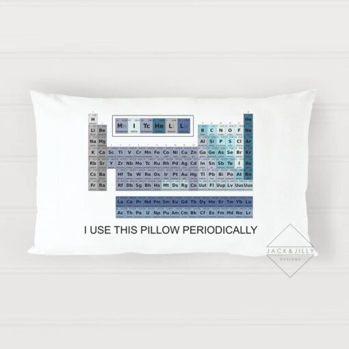 periodic table of the elements pillow canada